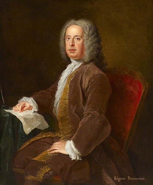 Giovanni Bononcini (1670–1747), 1730, Bartholomew Dandridge