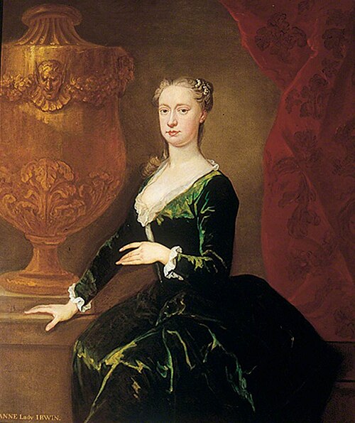 Anne Irwin (c.1696–1764), Lady Irwin, , Bartholomew Dandridge