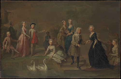 Uvedale Tomkyns Price (1685–1764) and Members of His Family, 1731, Bartholomew Dandridge