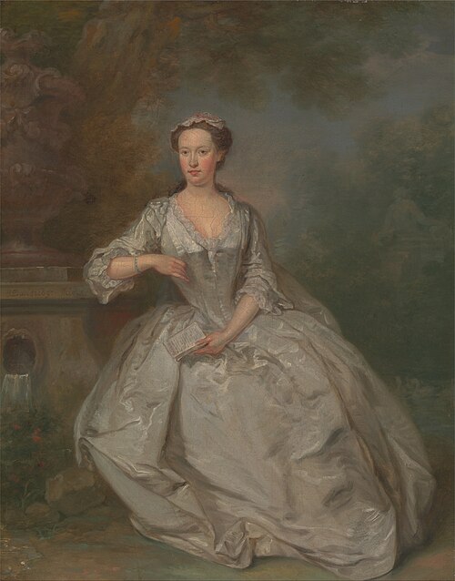 An Unknown Woman with a Book, 1735, Bartholomew Dandridge