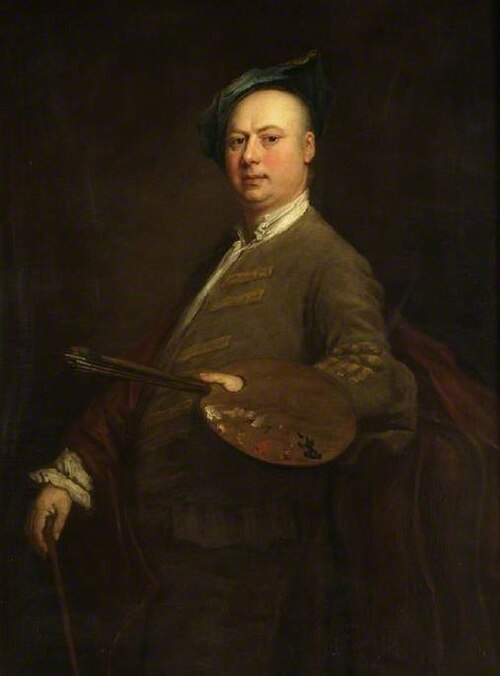 Portrait of a painter, 1800, Bartholomew Dandridge