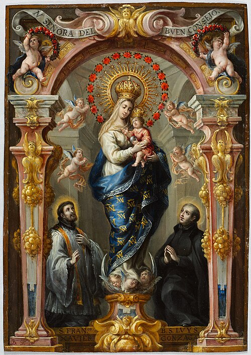Our Lady of Good Counsel, 1680, Bartolomé Pérez