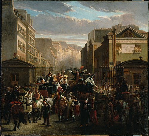 La descente de la Courtille, 1842, Charles Nanteuil