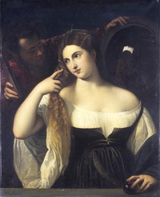 Jeune femme à sa toilette, 1877, Giovanni Rota