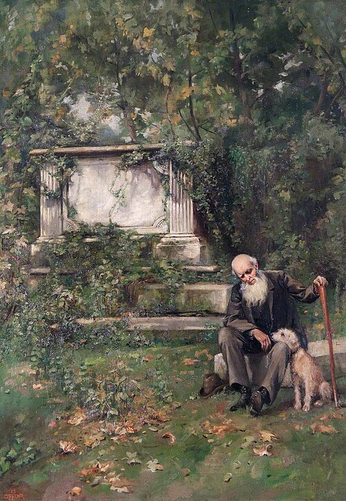 Graveyard Scene, 1901, Beatrice Offor