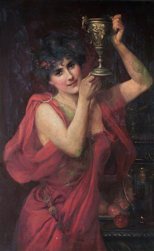 Woman Carrying a Pitcher, 1901, Beatrice Offor