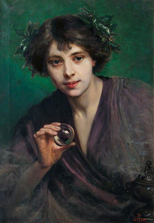 The Crystal Gazer, 1910, Beatrice Offor