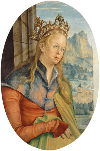 St. Catherine of Alexandria., 1511, Hans von Kulmbach