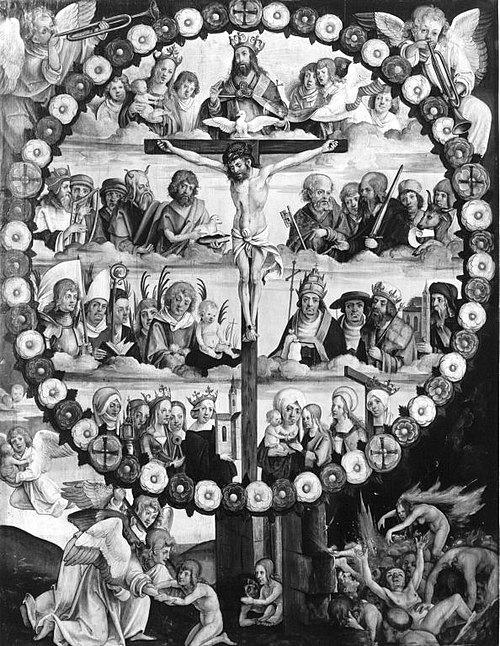 Rosenkranzbild, , Hans von Kulmbach