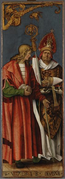 Annenaltar: Die hll. Vitalis und Dionysius, 1510, Hans von Kulmbach