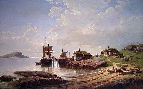 Coastal Landscape, 1882, Reinholdt Boll