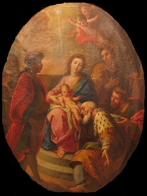 Adoración de los Reyes Magos, 1750, José Vergara