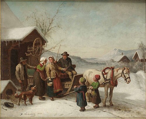 Vinterfärd, 1882, Bengt Nordenberg