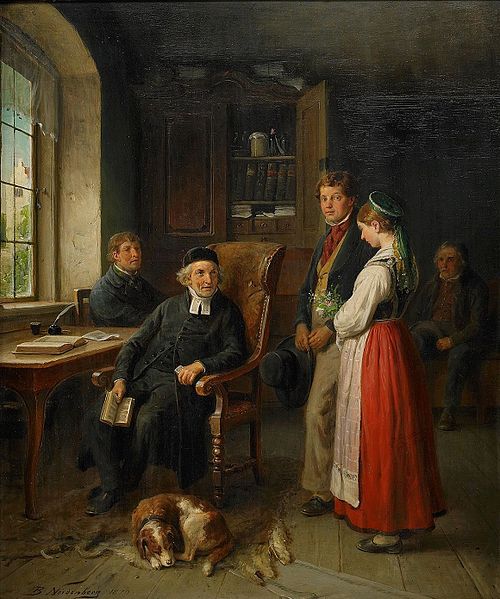 Before the Wedding, 1870, Bengt Nordenberg