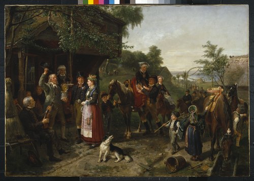A Värend Wedding, 1873, Bengt Nordenberg