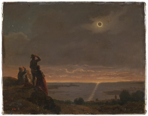 Éclipse solaire, 1851, Bengt Nordenberg