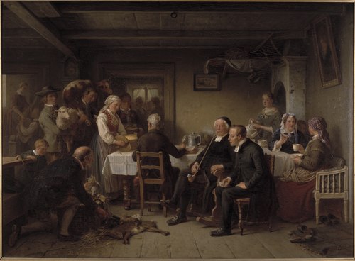 Tithe Collection in Skåne, 1865, Bengt Nordenberg