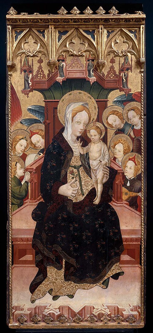 Virgin and Child Enthroned, , Jaume Mateu