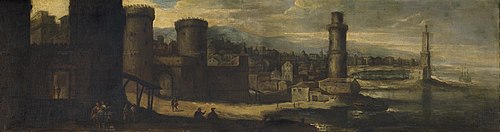 A fortified gate, 1650, Benito Manuel Agüero