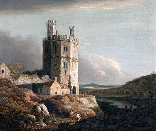 The Eagle Tower, Carnarvon Castle, 1802, Benjamin, the younger Barker