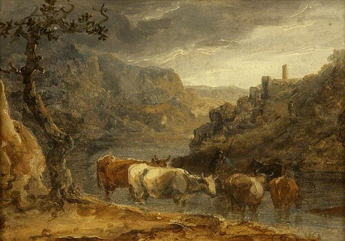 Landscape with Cattle, , Benjamin, the younger Barker