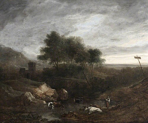 Landscape with Cattle, , Benjamin, the younger Barker