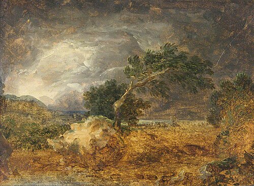 Stormy Landscape, , Benjamin, the younger Barker