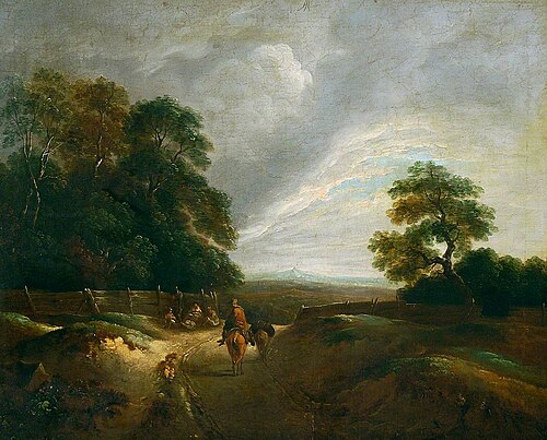 Landscape, , Benjamin, the younger Barker