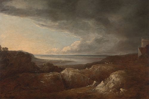 View of the River Severn, near King's Weston, Seat of Lord de Clifford, 1809, Benjamin, the younger Barker