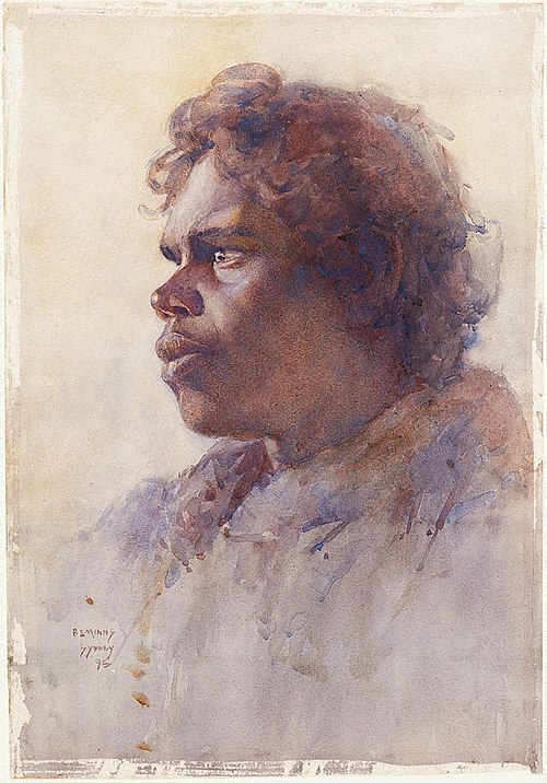 Australian Aboriginal female, Sydney, 1895, Benjamin Edward Minns