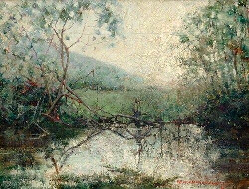 Pool Study, 1891, Benjamin Haughton