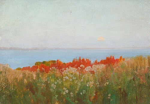 Rocks on the Cliffs, Newlyn, 1905, Benjamin Haughton