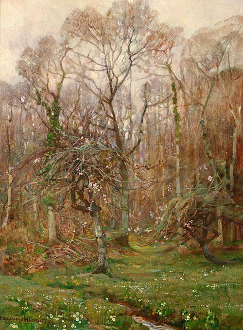 Deserted Orchard, 1912, Benjamin Haughton