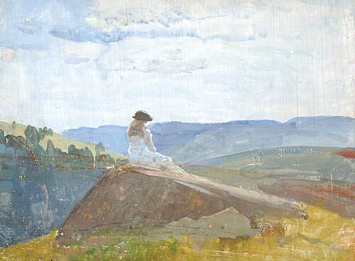 View in the Vosges, 1912, Benjamin Haughton