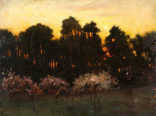 Orchard near the Pineta, Viareggio, , Benjamin Haughton