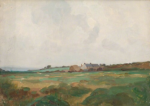 Country and Skyscape, 1900, Benjamin Haughton