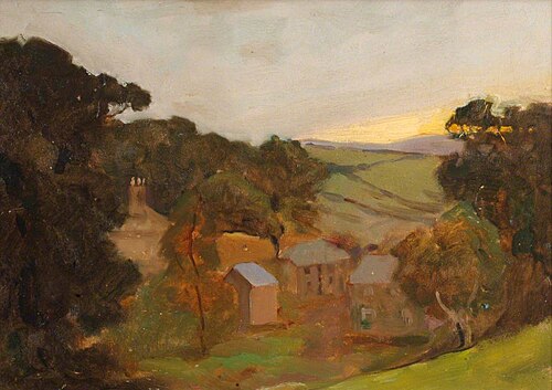 Sketch for 'Threshing', , Benjamin Haughton