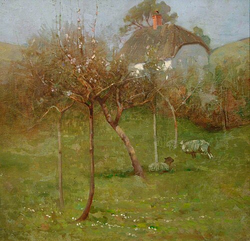 Study for 'Breath of Spring', , Benjamin Haughton