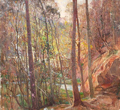 Pond amid Woods, , Benjamin Haughton