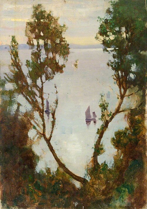 On the Cliffs above Mounts Bay, Cornwall, , Benjamin Haughton