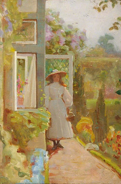 Girl in a Summer Garden, , Benjamin Haughton
