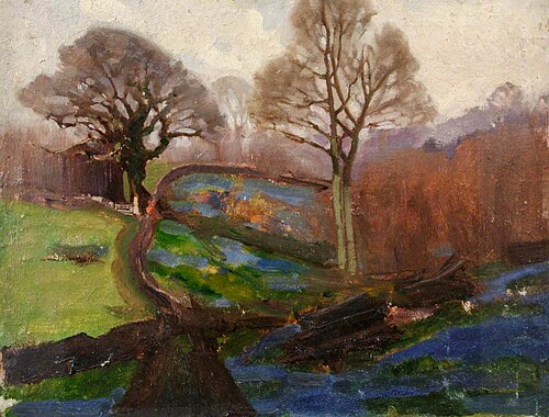Study of a Bluebell Wood, Summerhill, , Benjamin Haughton