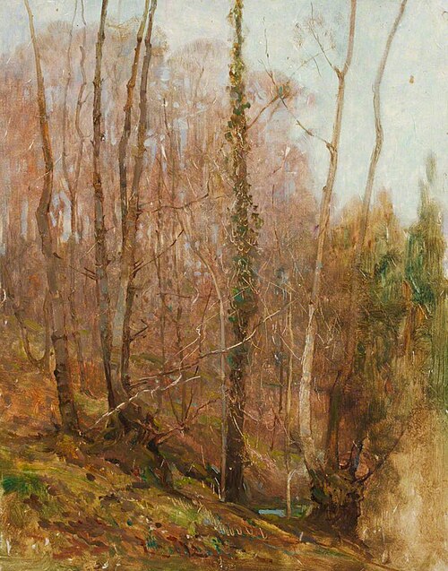 Sketch of North Devon Woodland, , Benjamin Haughton
