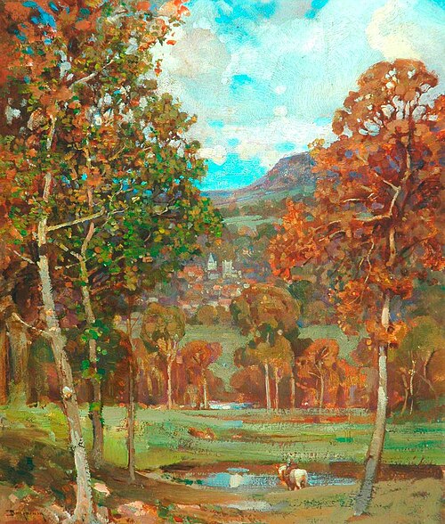 Autumn Moon, Ottery St Mary, Devon, , Benjamin Haughton