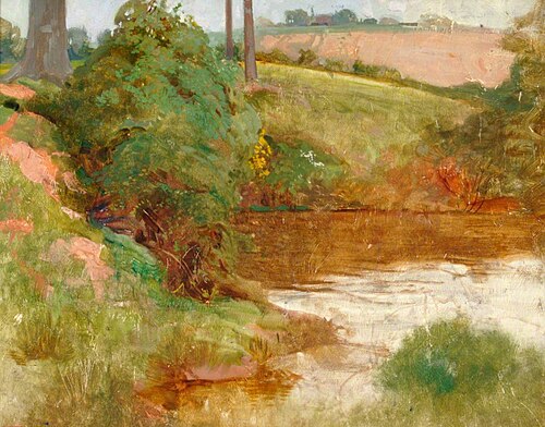 Doctor's Pond, Summerhill, 1900, Benjamin Haughton