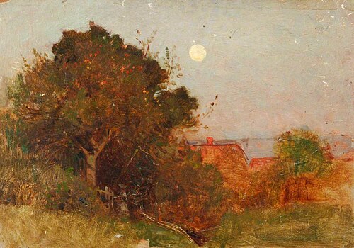 Moonlit Countryside, , Benjamin Haughton