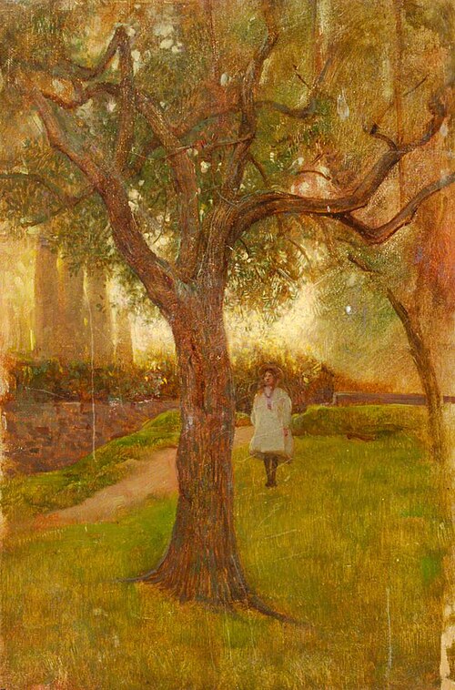 Study of an Olive Tree, , Benjamin Haughton