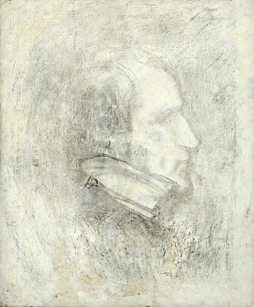 Portrait of an Unknown Gentleman's Head, , Benjamin Haughton