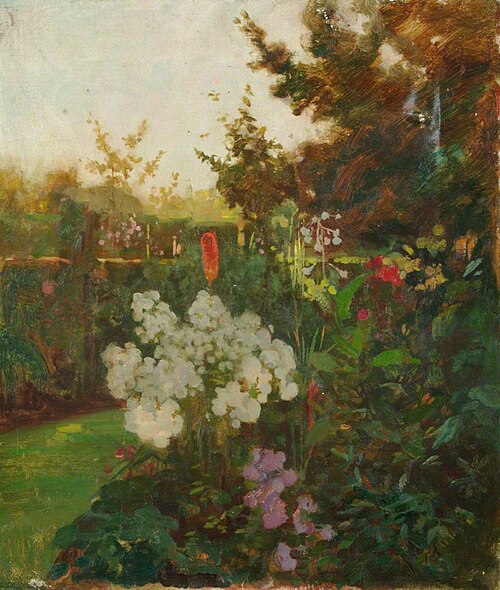 Garden Flower Scene, , Benjamin Haughton