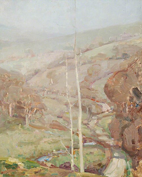 Saplings on Hillside, , Benjamin Haughton